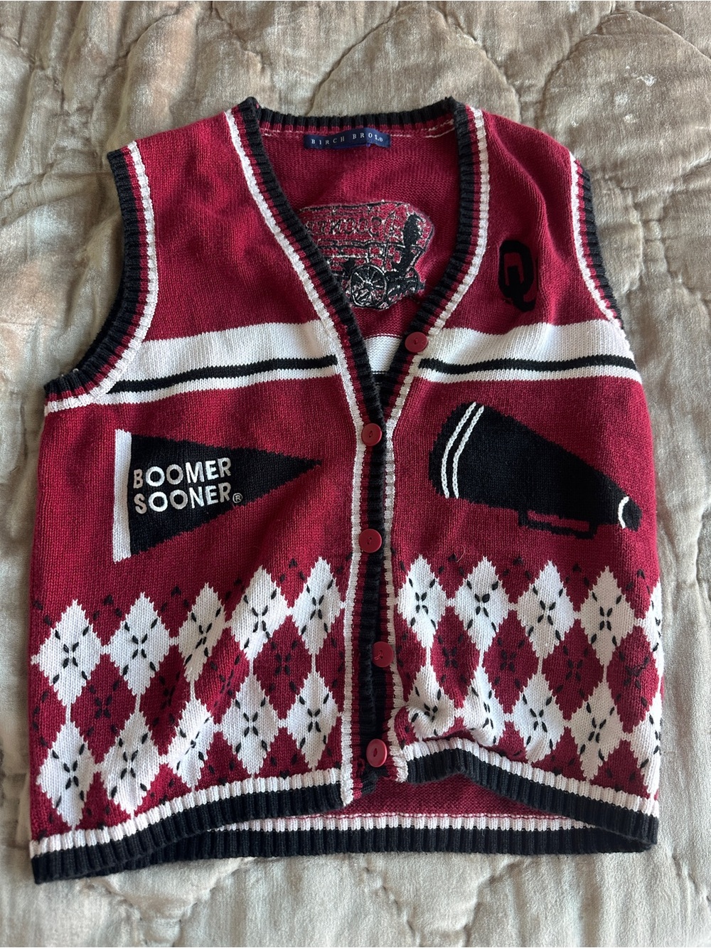 Vintage OU Sooners Vest S/M